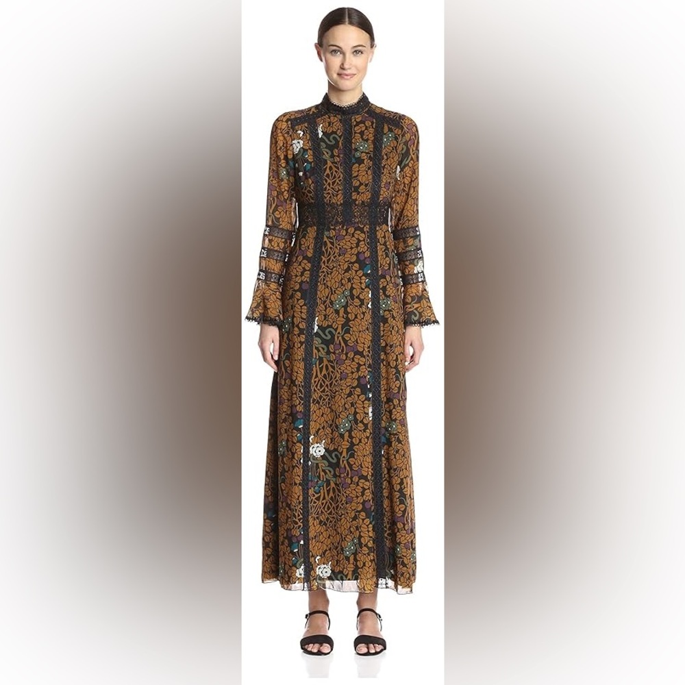 Anna Sui Garden of Eden Maxi Dress - Small